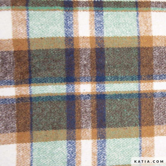 Plaid Irish Flannel - Early Autumn - Katia - Simplifi Fabric