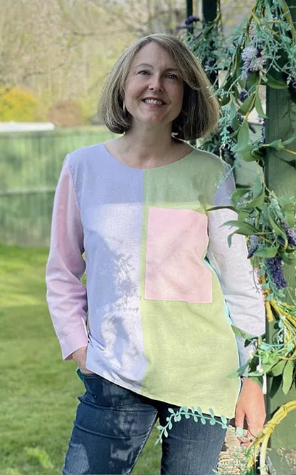 Quick Makes Block Top - Paper Sewing Pattern - Sew Different - Simplifi Fabric