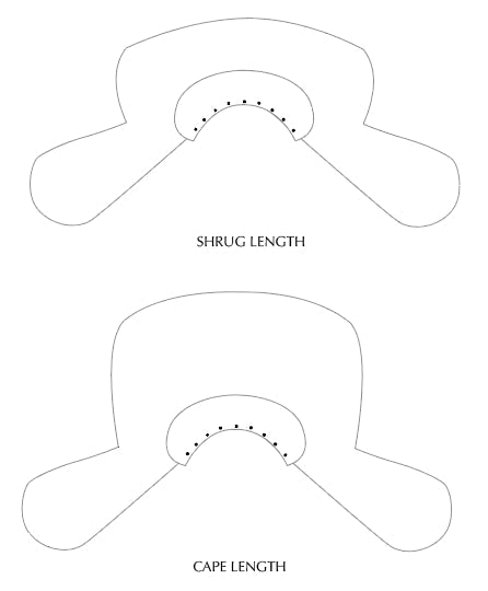 Quick Makes Corvus Stole - Paper Sewing Pattern - Sew Different - Simplifi Fabric