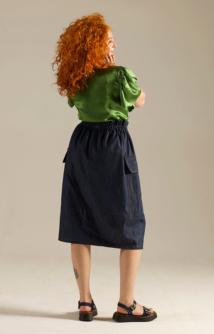 Quick Makes Frill Sleeve Top - Paper Sewing Pattern - Sew Different - Simplifi Fabric
