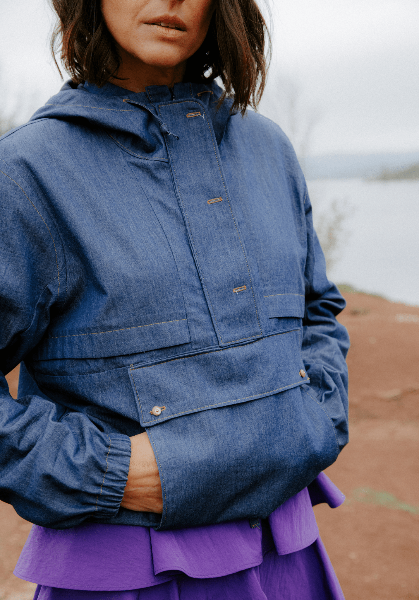 Rafael Windbreaker Paper Sewing Pattern - Maison Fauve - Simplifi Fabric