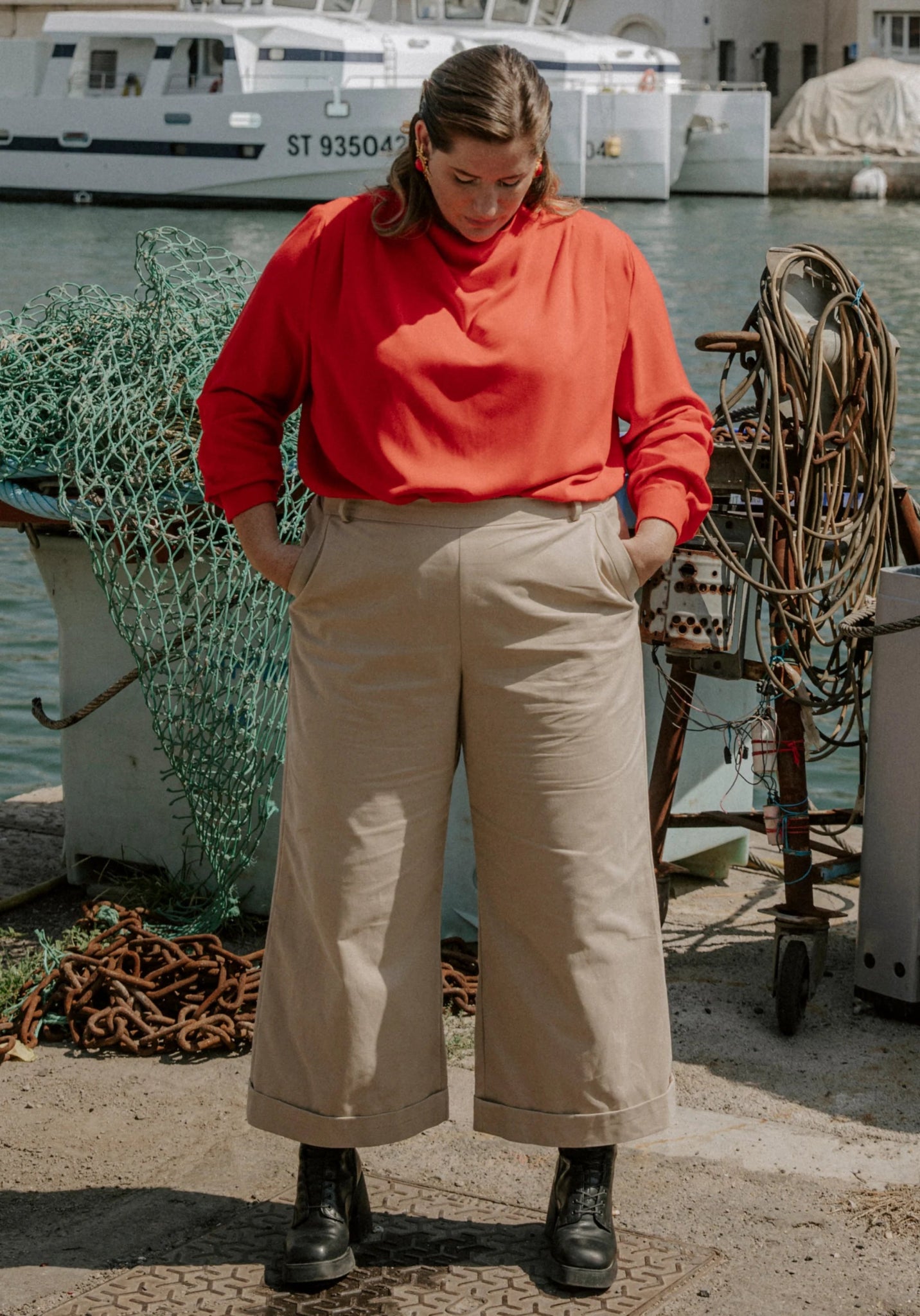 Résif Trousers Paper Sewing Pattern - Maison Fauve - Simplifi Fabric