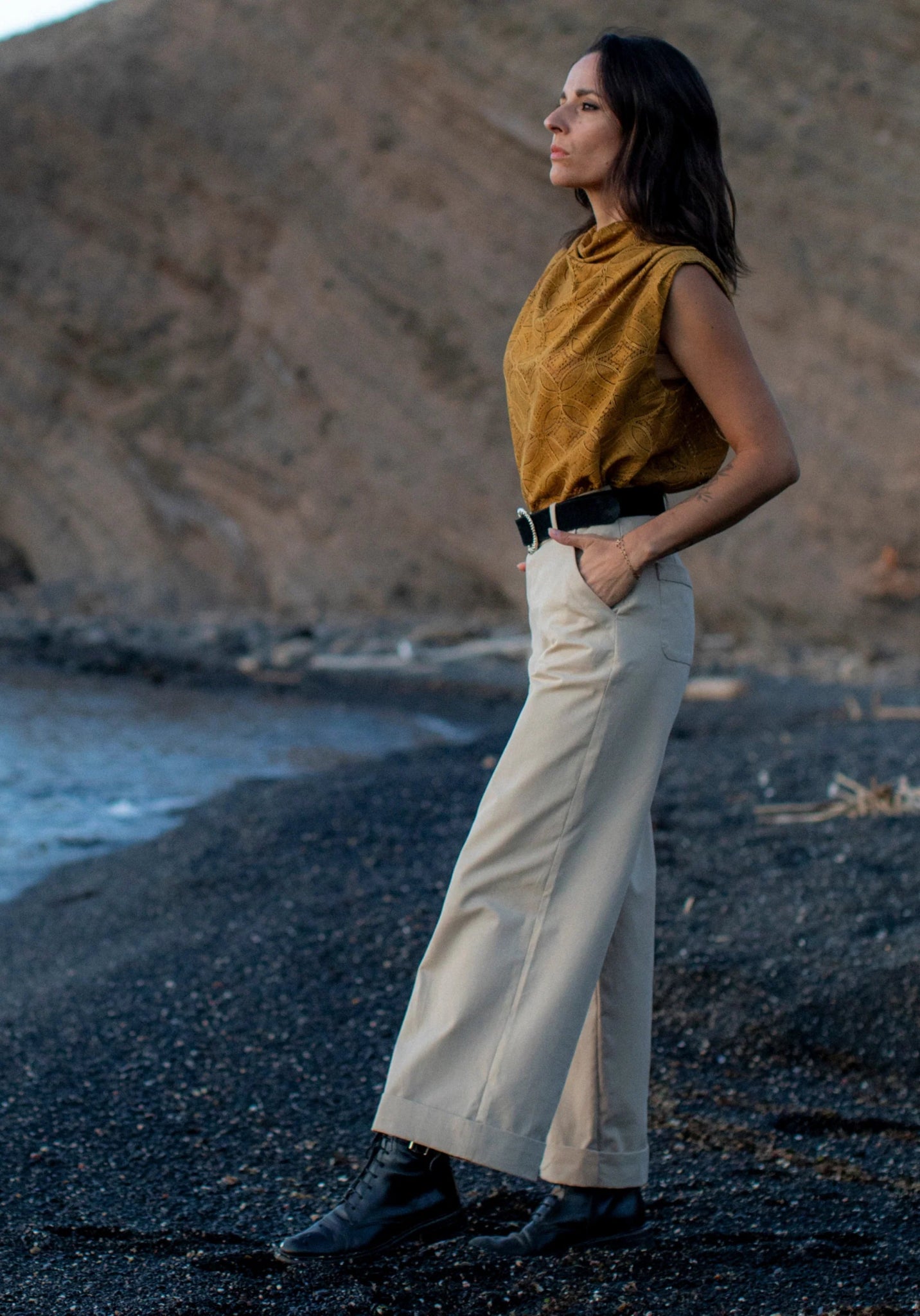 Résif Trousers Paper Sewing Pattern - Maison Fauve - Simplifi Fabric