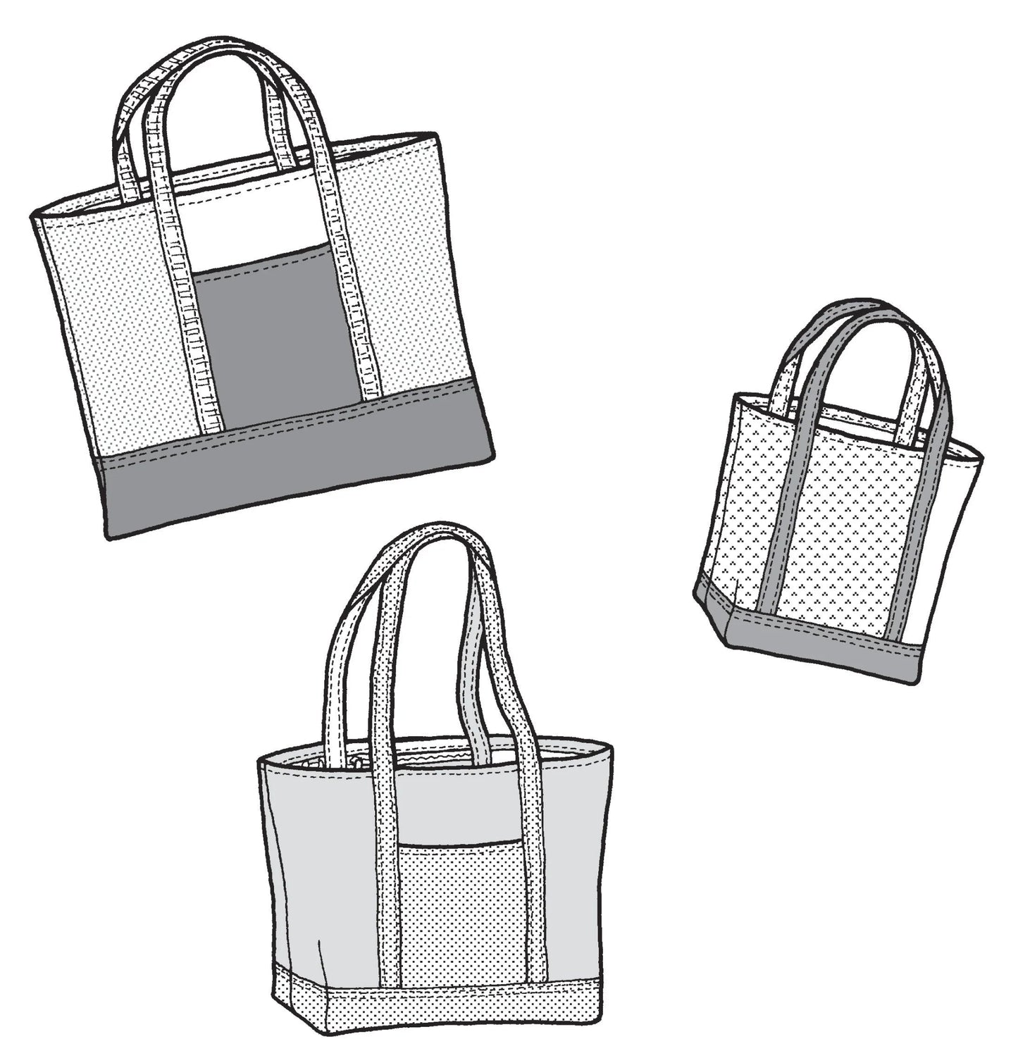 Rugged Tote & Portfolio PDF Pattern - 533 - The Green Pepper Patterns ...