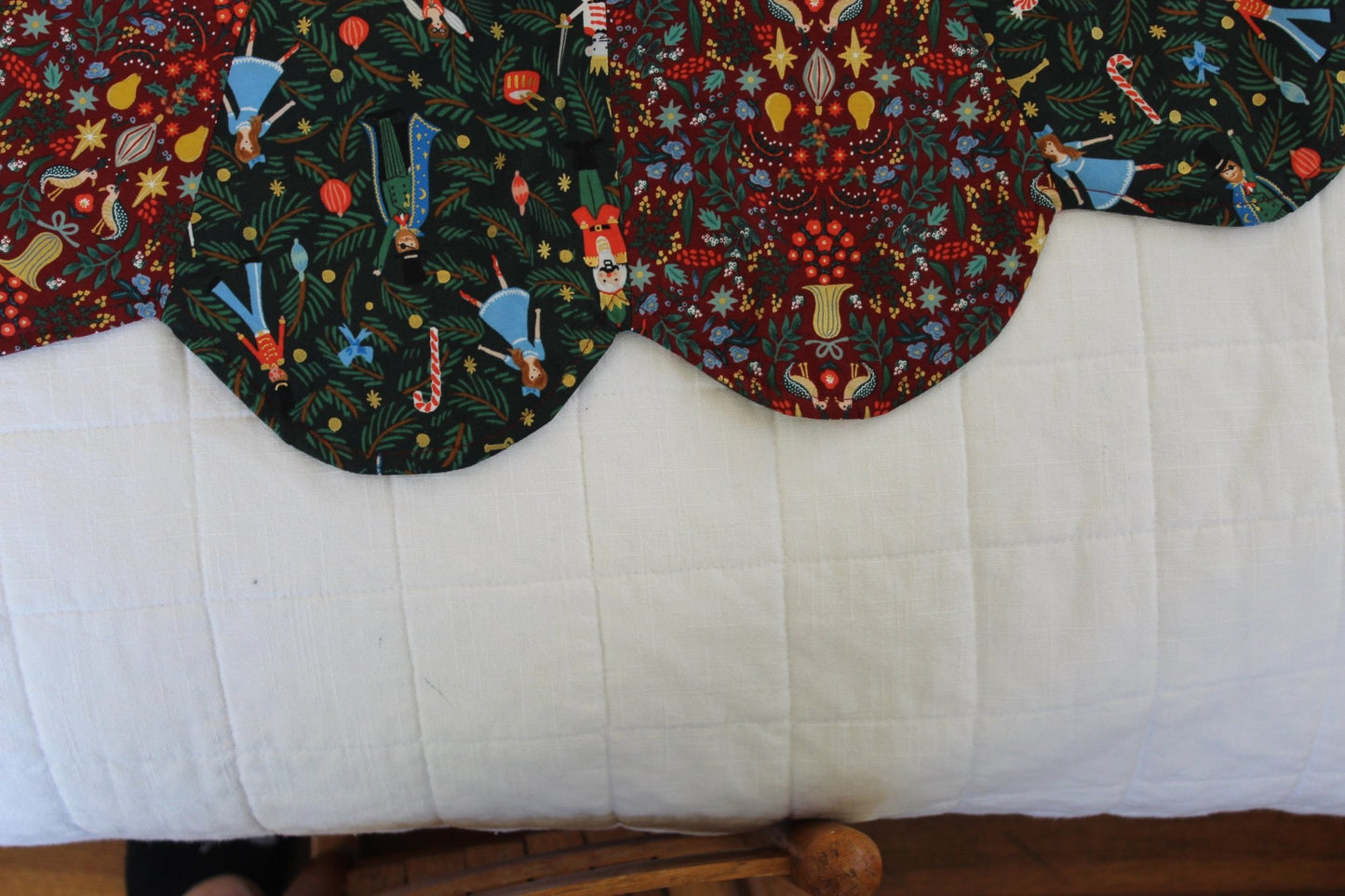 Scalloped Tree Skirt PDF Sewing Pattern - Madswick - Simplifi Fabric