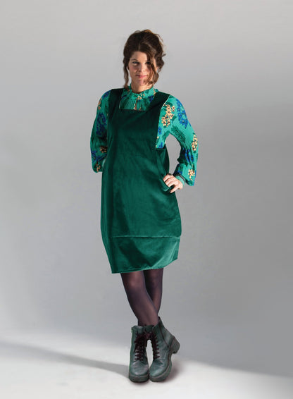 Scoop Pinafore - Paper Sewing Pattern - Sew Different - Simplifi Fabric