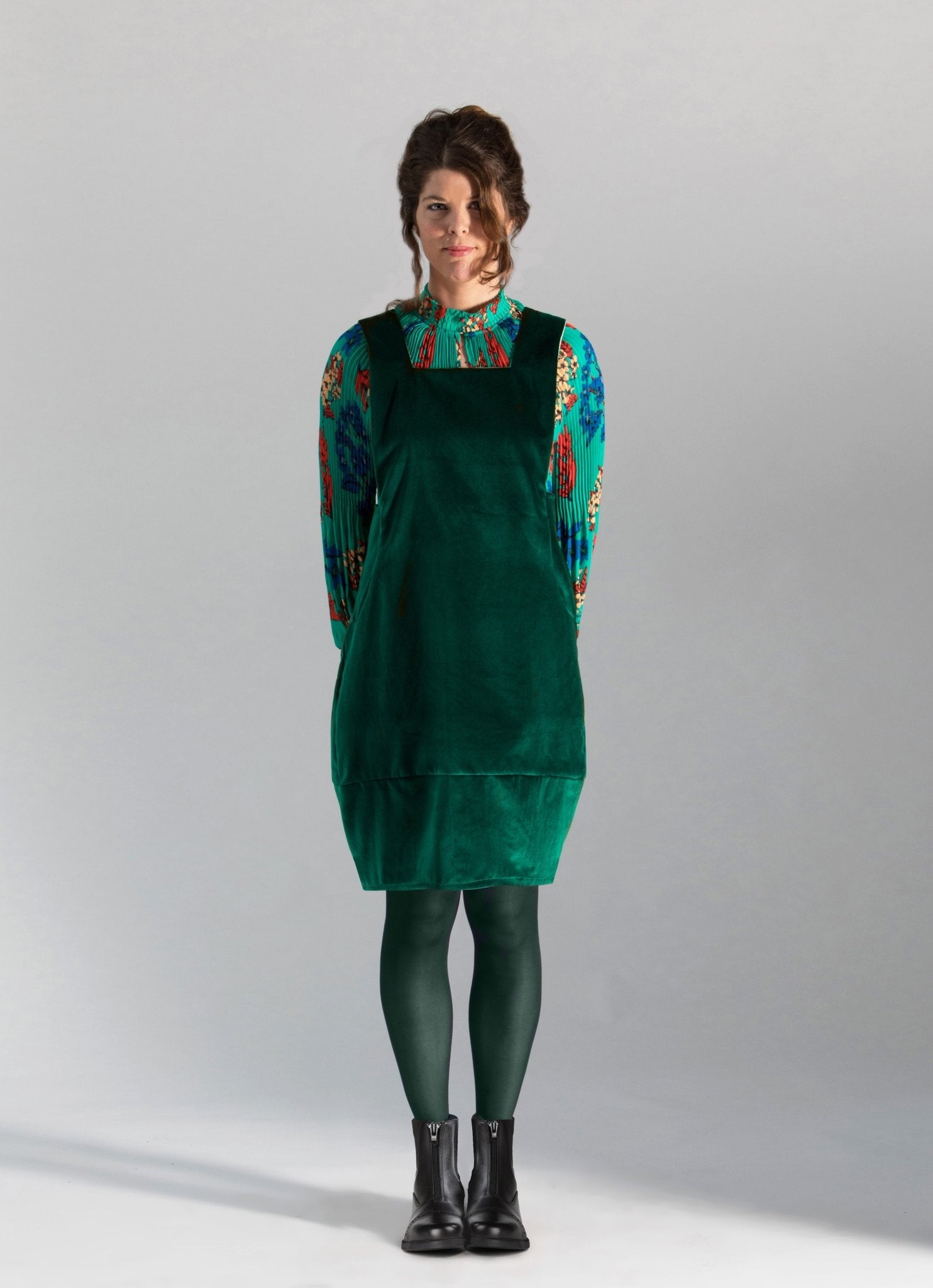 Scoop Pinafore - Paper Sewing Pattern - Sew Different - Simplifi Fabric