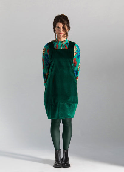 Scoop Pinafore - Paper Sewing Pattern - Sew Different - Simplifi Fabric