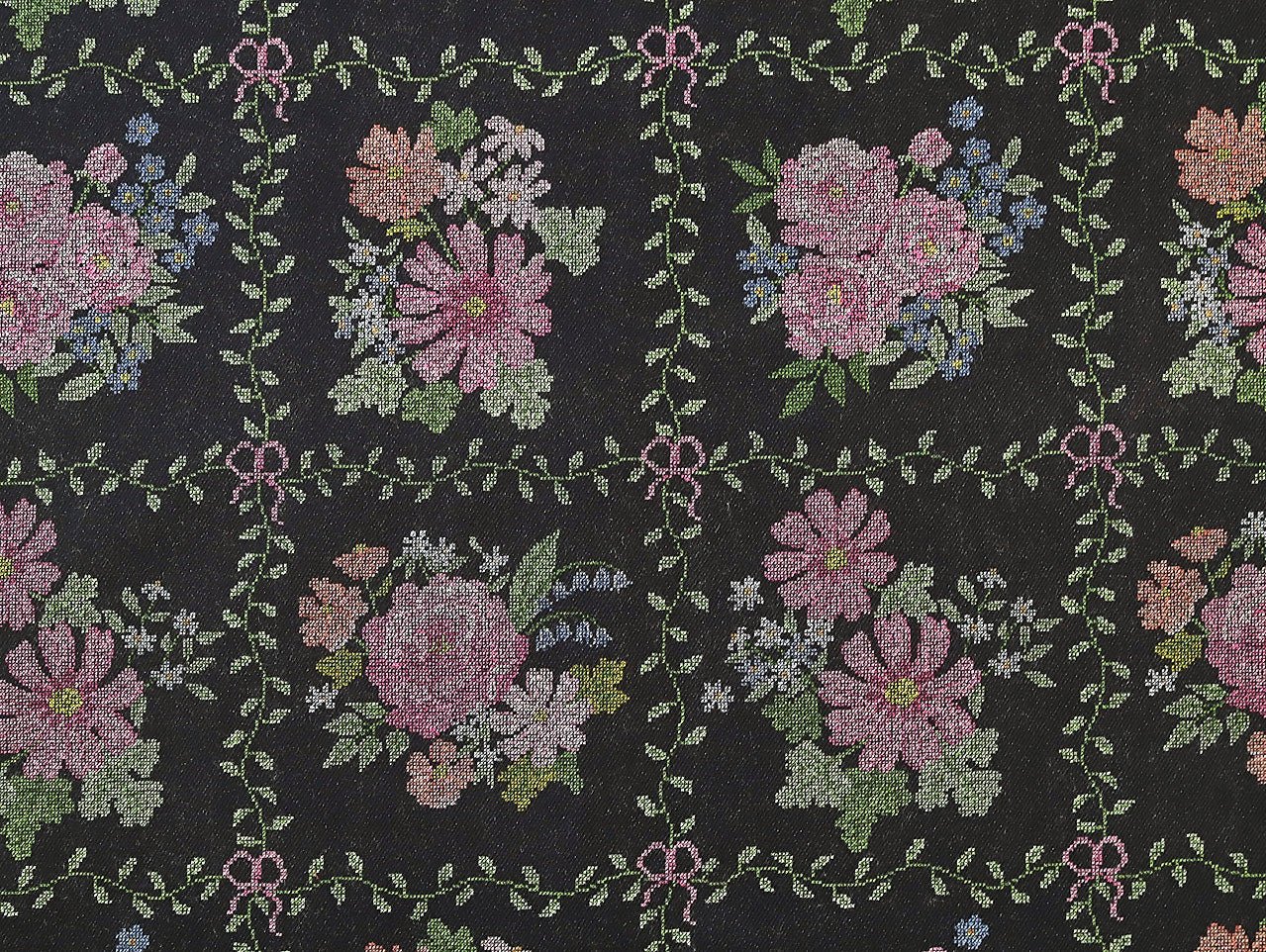 Secret Garden Denim - Black - Oeko - Tex 100 - Fabric Godmother - Simplifi Fabric