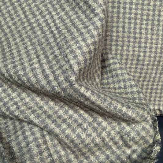 Small Green Check Flannel - Deadstock - Simplifi Fabric