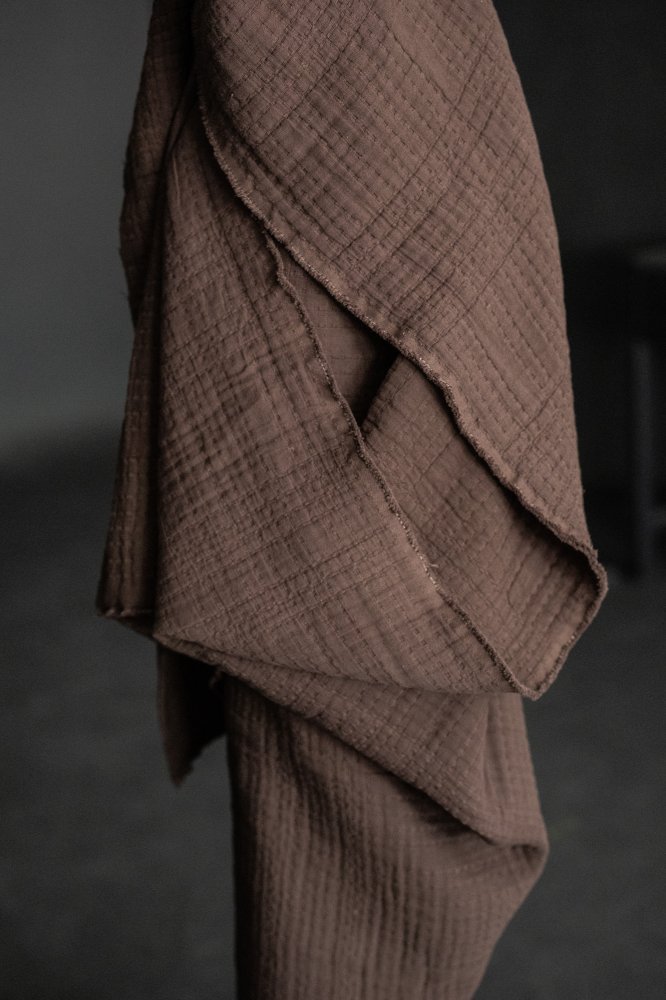 Soft Stitch Archie Brown - Jacquard Cotton - Merchant & Mills - Simplifi Fabric