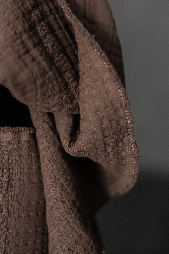 Soft Stitch Archie Brown - Jacquard Cotton - Merchant & Mills - Simplifi Fabric