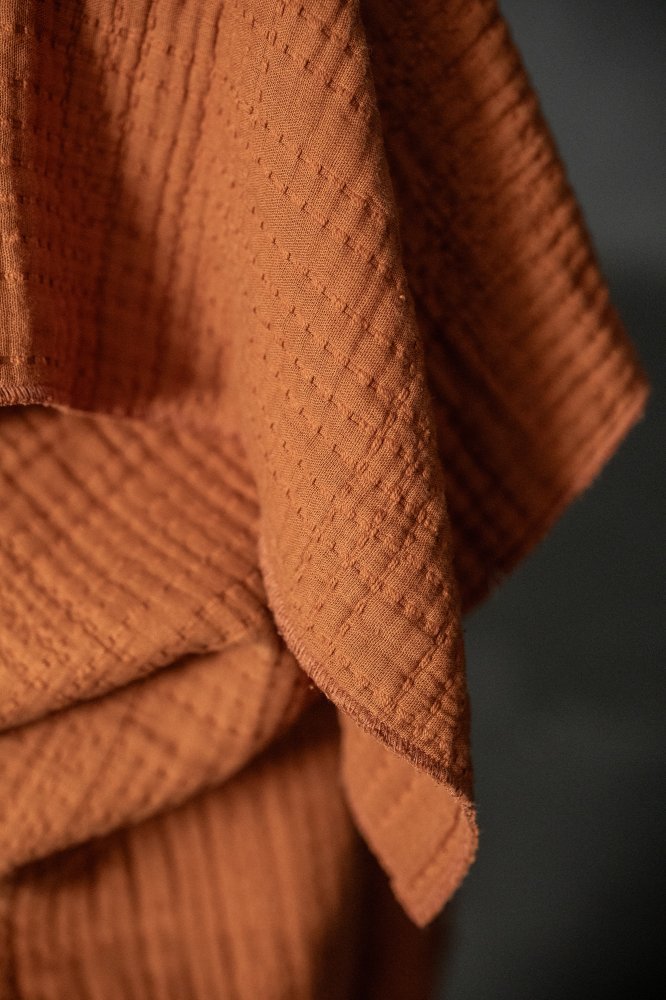 Soft Stitch Jacquard Cotton - Compote - Merchant & Mills - Simplifi Fabric