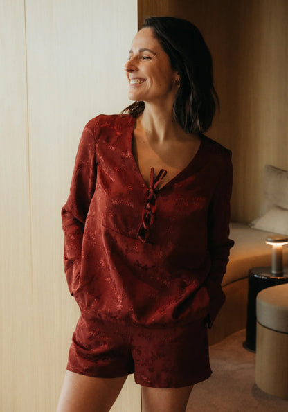 Soupir Pyjamas Paper Sewing Pattern - Maison Fauve - Simplifi Fabric