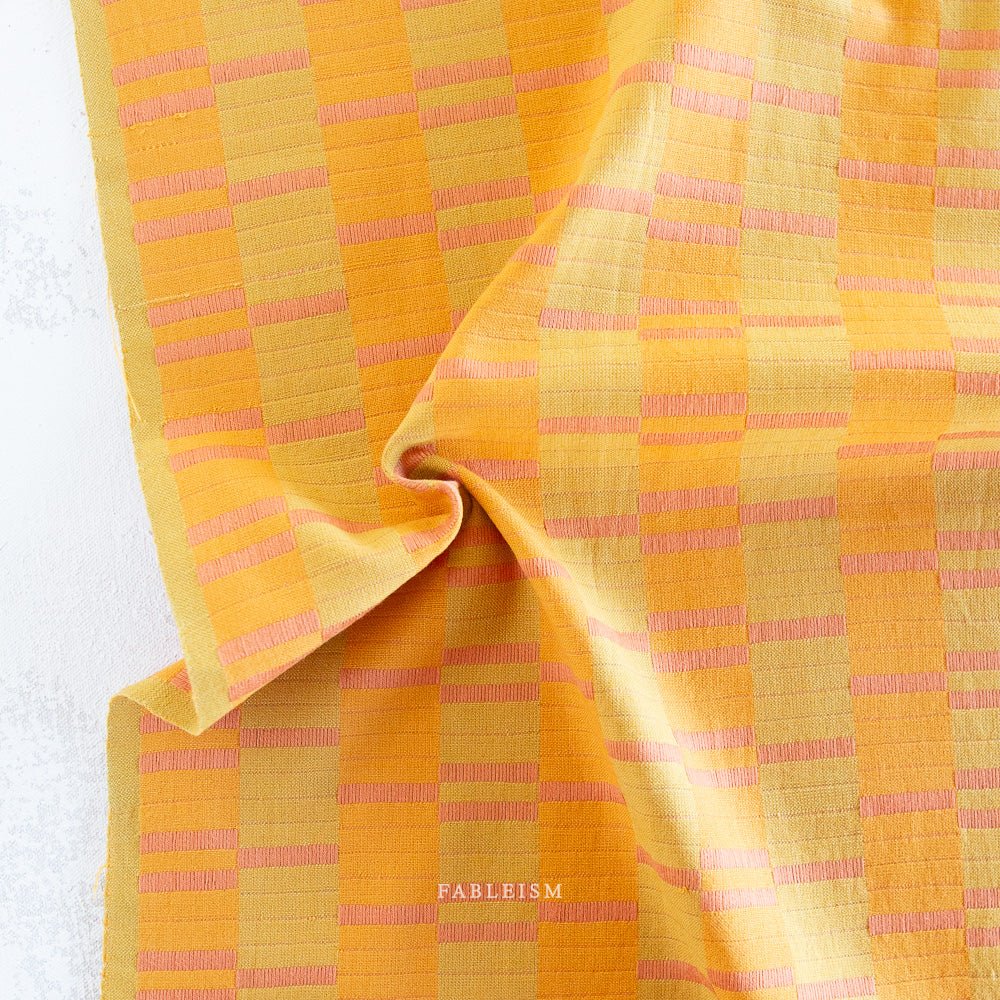 Southwest Stripe - Mango (REVERSIBLE) - Lucky Loom - Fableism Supply Co. - Simplifi Fabric