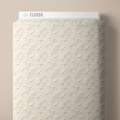 Splash Splash - Natural - Spring Showers - Ann Gardner - Cloud 9 Fabrics - Poplin - Simplifi Fabric