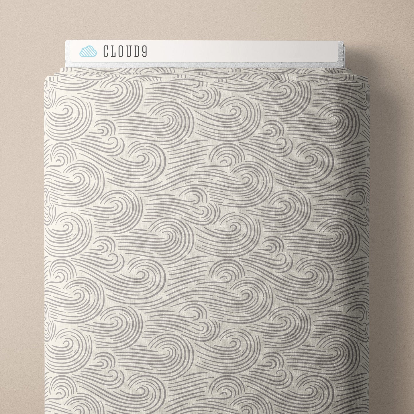 Spring Breeze - Gray - Spring Showers - Ann Gardner - Cloud 9 Fabrics - Poplin - Simplifi Fabric