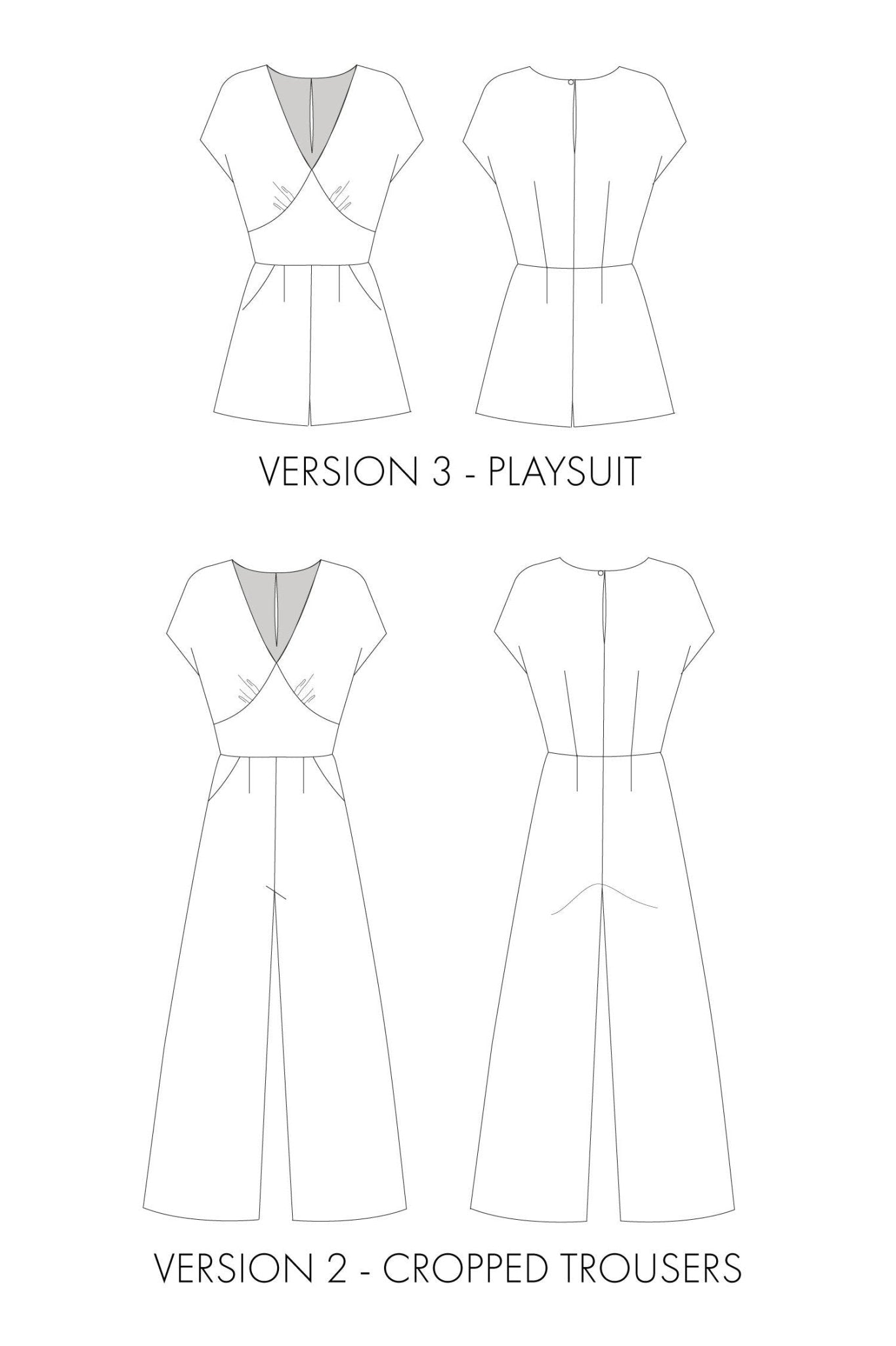 Springe Jumpsuit PDF Pattern - Sew Love Patterns - Simplifi Fabric