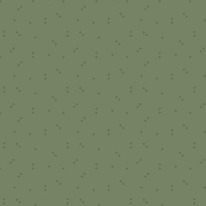 Sprinkles - Green - Spring Showers - Ann Gardner - Cloud 9 Fabrics - Poplin - Simplifi Fabric