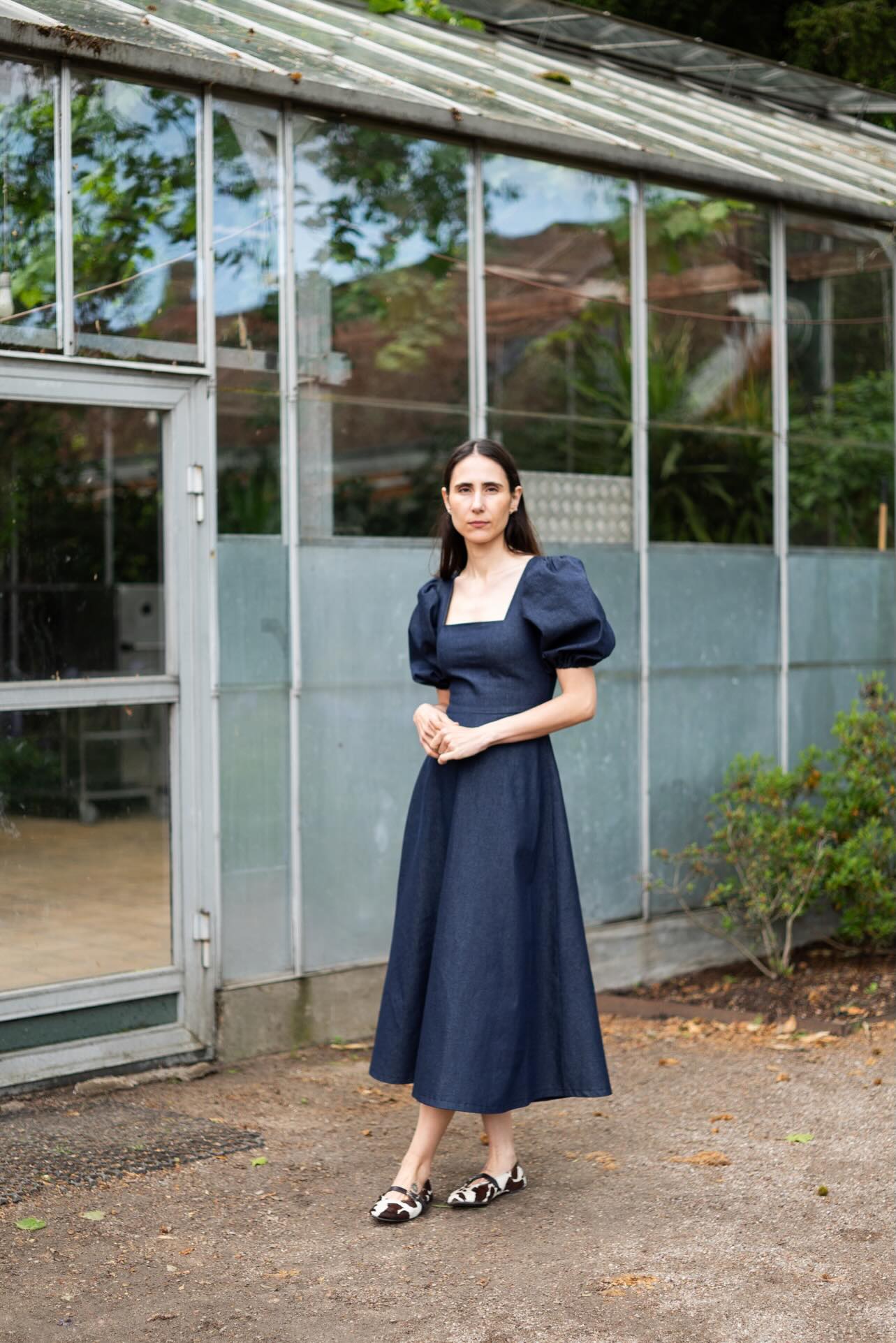 Square Dress + Puff Sleeves - Paper Sewing Pattern - Puff And Pencil - Simplifi Fabric