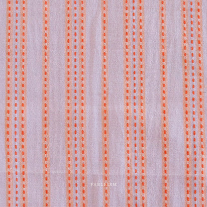 Stitch Stripe - Lavender - Lucky Loom - Fableism Supply Co. - Simplifi Fabric