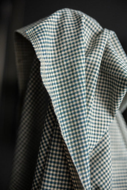 Terra Mini Gingham Handwoven Indian Cotton - Merchant & Mills - Simplifi Fabric