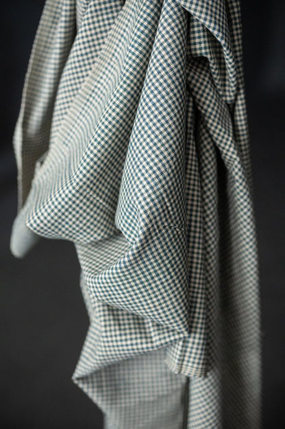Terra Mini Gingham Handwoven Indian Cotton - Merchant & Mills - Simplifi Fabric