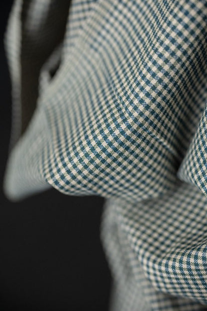Terra Mini Gingham Handwoven Indian Cotton - Merchant & Mills - Simplifi Fabric