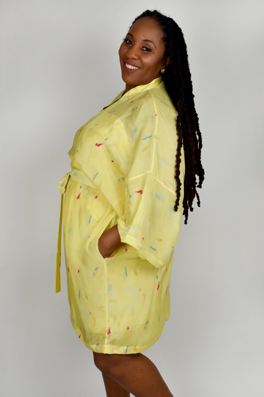 Thats A Wrap Robe Paper Sewing Pattern - Izzie - Simplifi Fabric