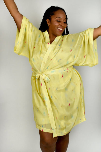 Thats A Wrap Robe Paper Sewing Pattern - Izzie - Simplifi Fabric