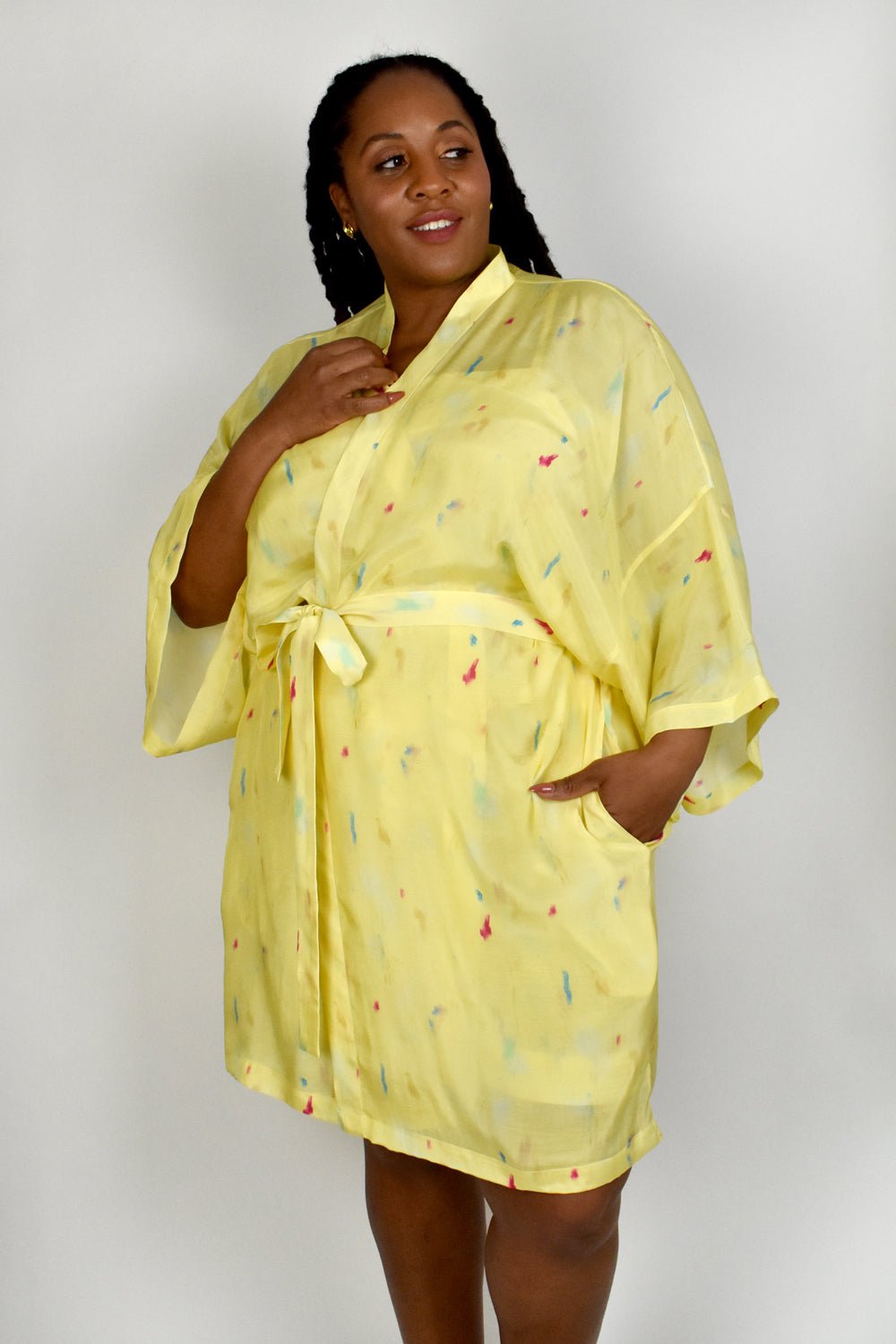 Thats A Wrap Robe Paper Sewing Pattern - Izzie - Simplifi Fabric