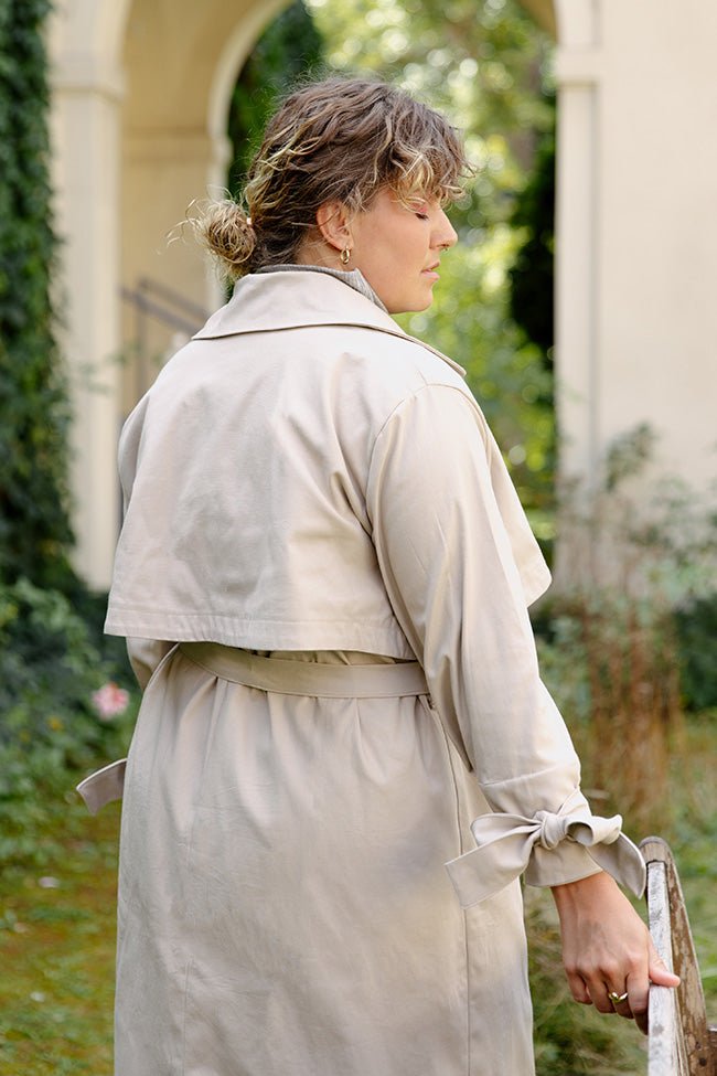 The Chloe Trenchcoat - Paper Sewing Pattern - Juliana Martejevs - Simplifi Fabric