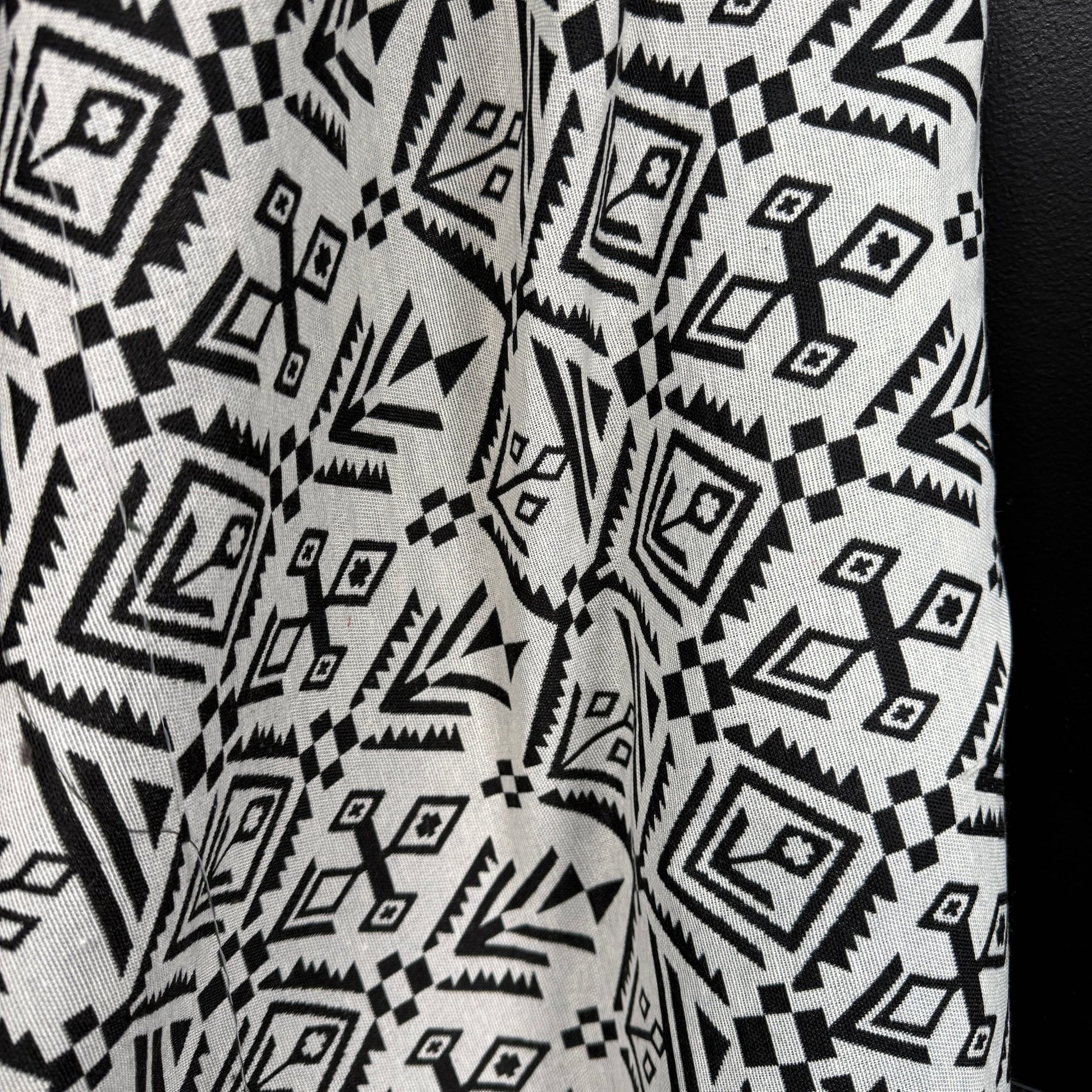 The Compass Weave - Jacquard Tapestry - Black/White - Simplifi Fabric