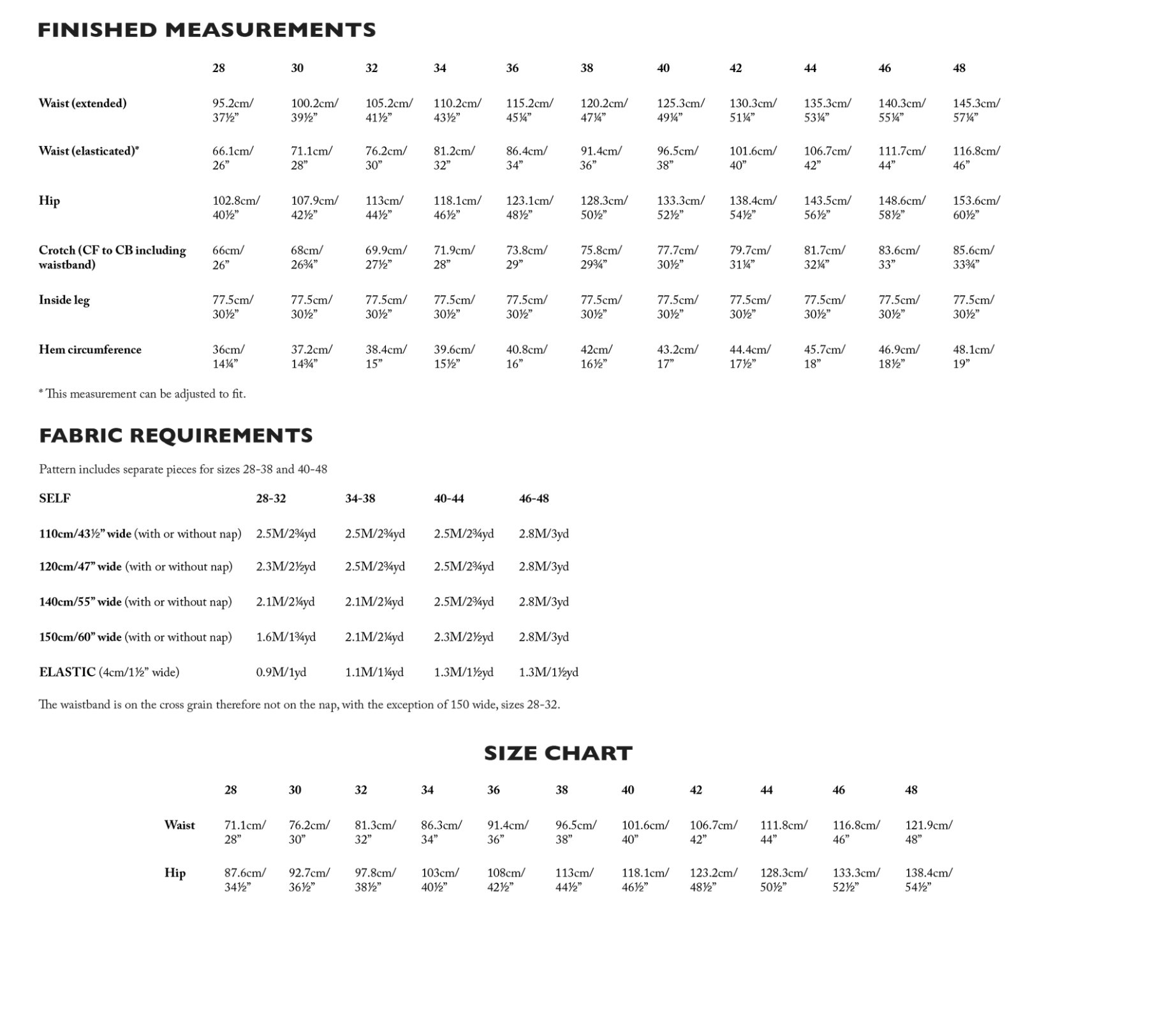 The Elling Mens Trousers PDF Pattern - Merchant & Mills - Simplifi Fabric