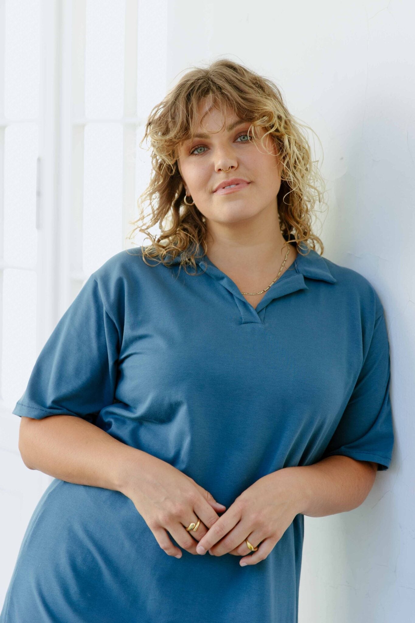 The Harper Polo Dress - Paper Sewing Pattern - Juliana Martejevs - Simplifi Fabric