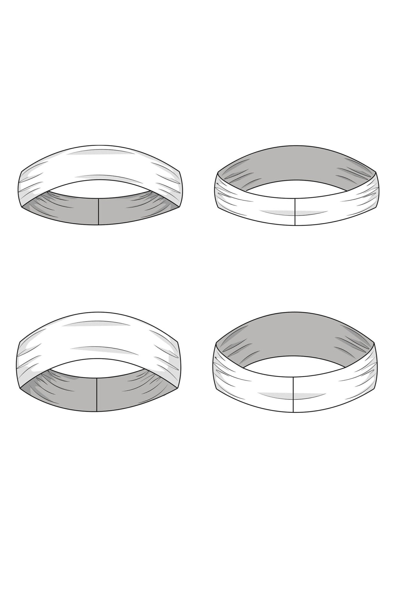 The Helena Headband - Paper Sewing Pattern - Juliana Martejevs - Simplifi Fabric