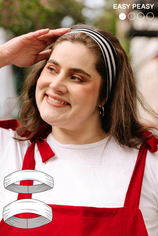 The Helena Headband - Paper Sewing Pattern - Juliana Martejevs - Simplifi Fabric