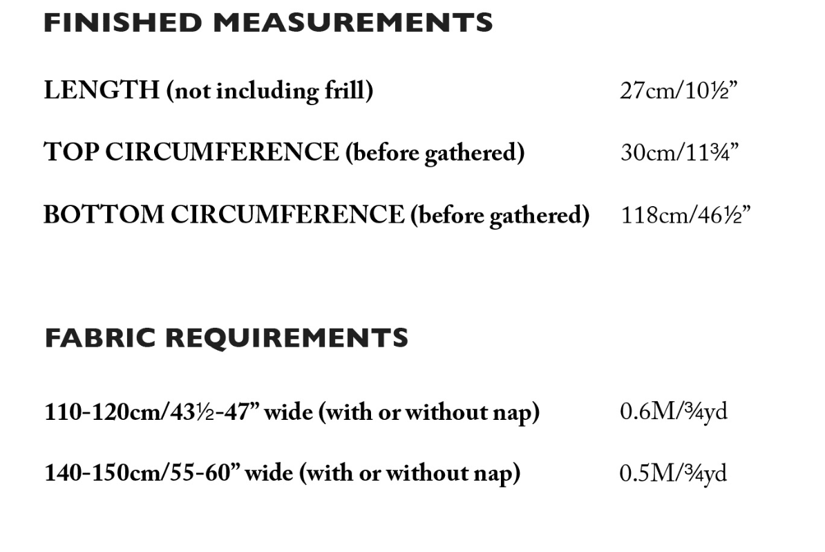 The Petite Pomegranate Lampshade Cover PDF Pattern - Merchant & Mills - Simplifi Fabric