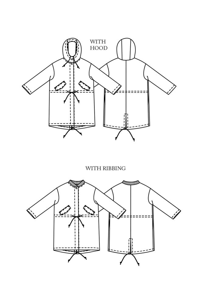 The TN314 Parka PDF Pattern - Merchant & Mills - Simplifi Fabric