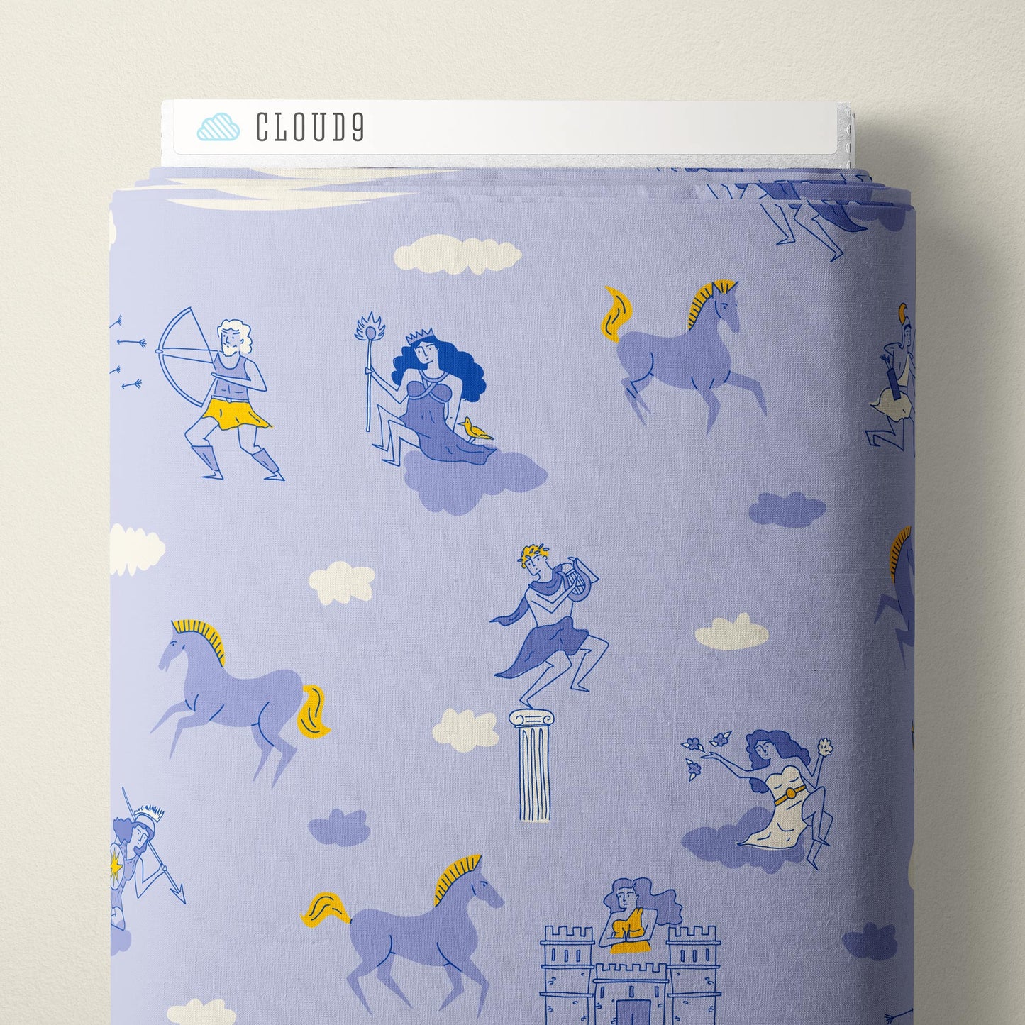 The Trojan War - The Iliad - Aidi Riera - Cloud 9 Fabrics - Poplin - Simplifi Fabric