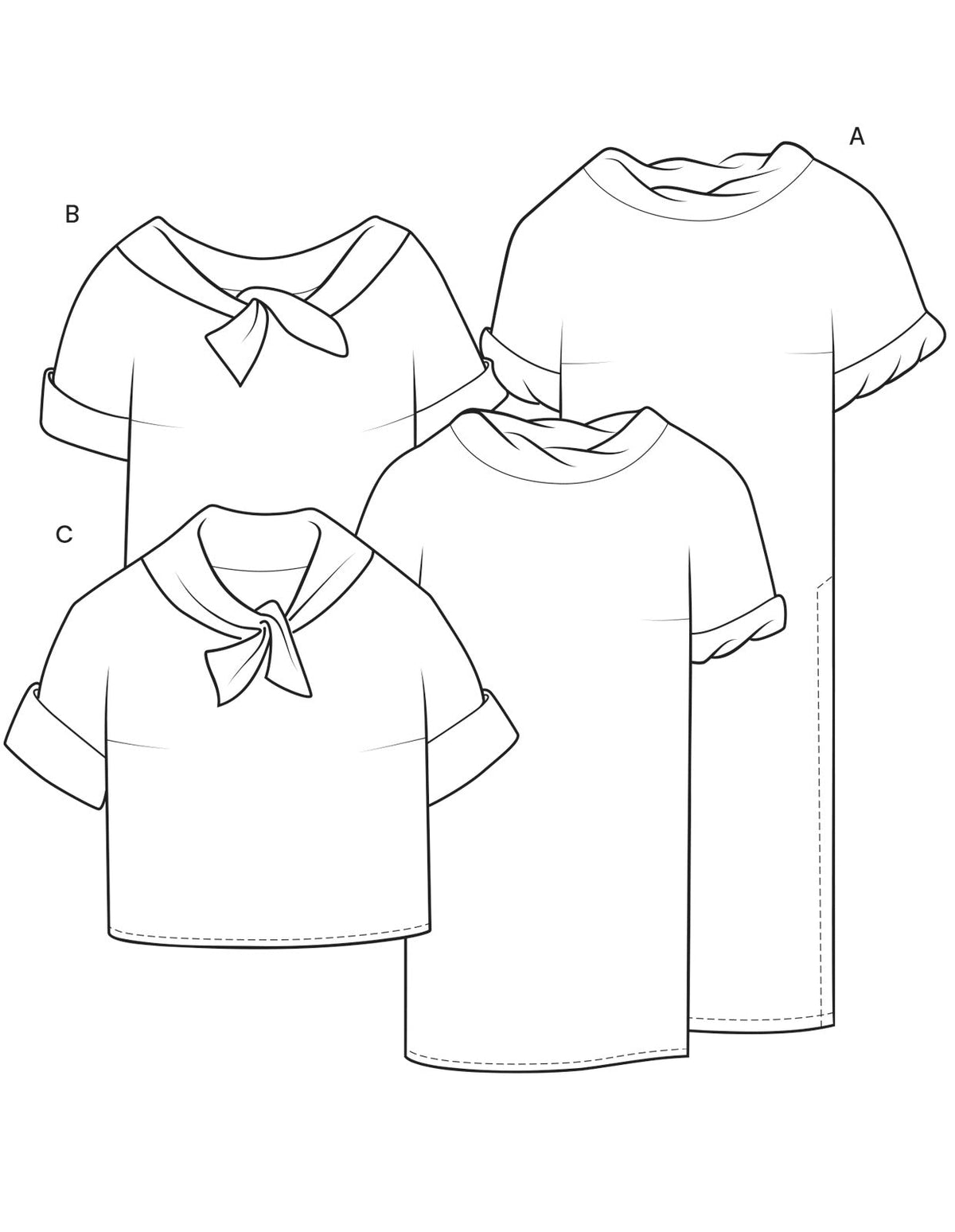 The Tunic Dress & Top - PDF Pattern - The Makers Atelier - Simplifi Fabric