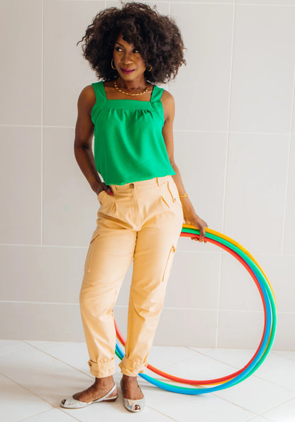 Tremplin Trousers Paper Sewing Pattern - Maison Fauve - Simplifi Fabric