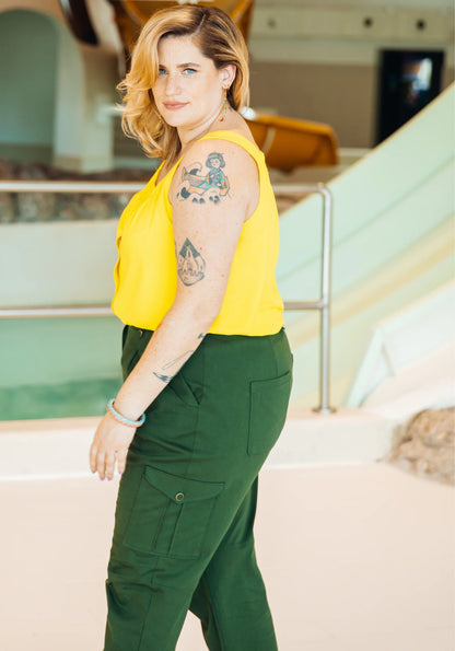 Tremplin Trousers Paper Sewing Pattern - Maison Fauve - Simplifi Fabric