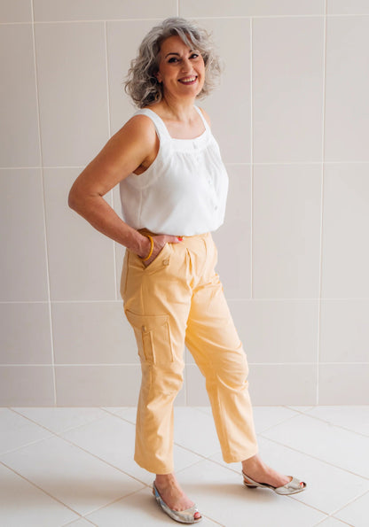 Tremplin Trousers Paper Sewing Pattern - Maison Fauve - Simplifi Fabric