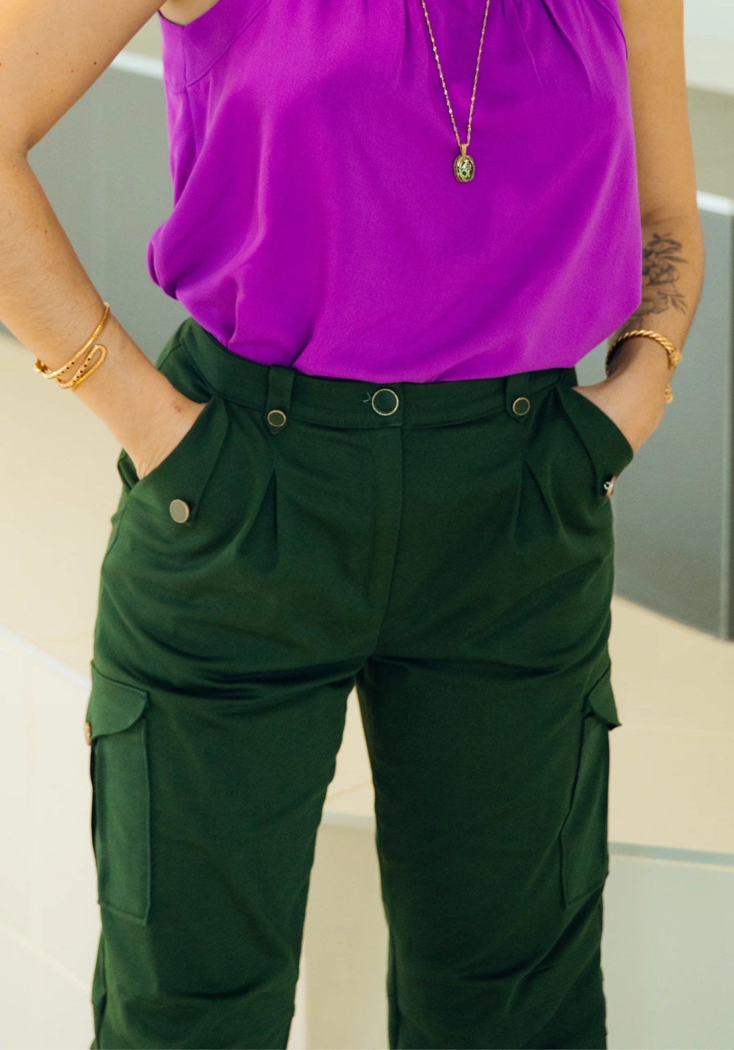 Tremplin Trousers Paper Sewing Pattern - Maison Fauve - Simplifi Fabric