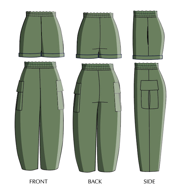 Tyto Pants - Paper Sewing Pattern - Sew Different