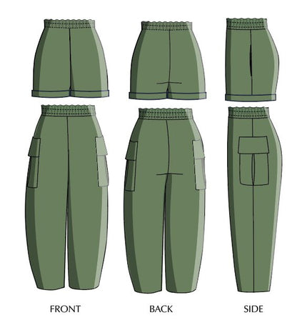 Tyto Pants - Paper Sewing Pattern - Sew Different - Simplifi Fabric