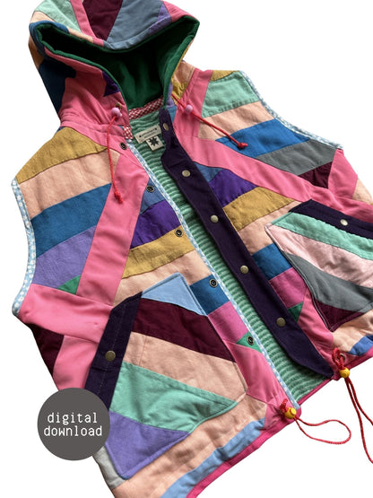 Vest - PDF Pattern - Hot Girl Quilting - Simplifi Fabric