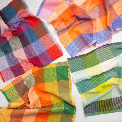 Waffle Happy Checkers - Limon - Fine & Dandy - Fableism Supply Co.