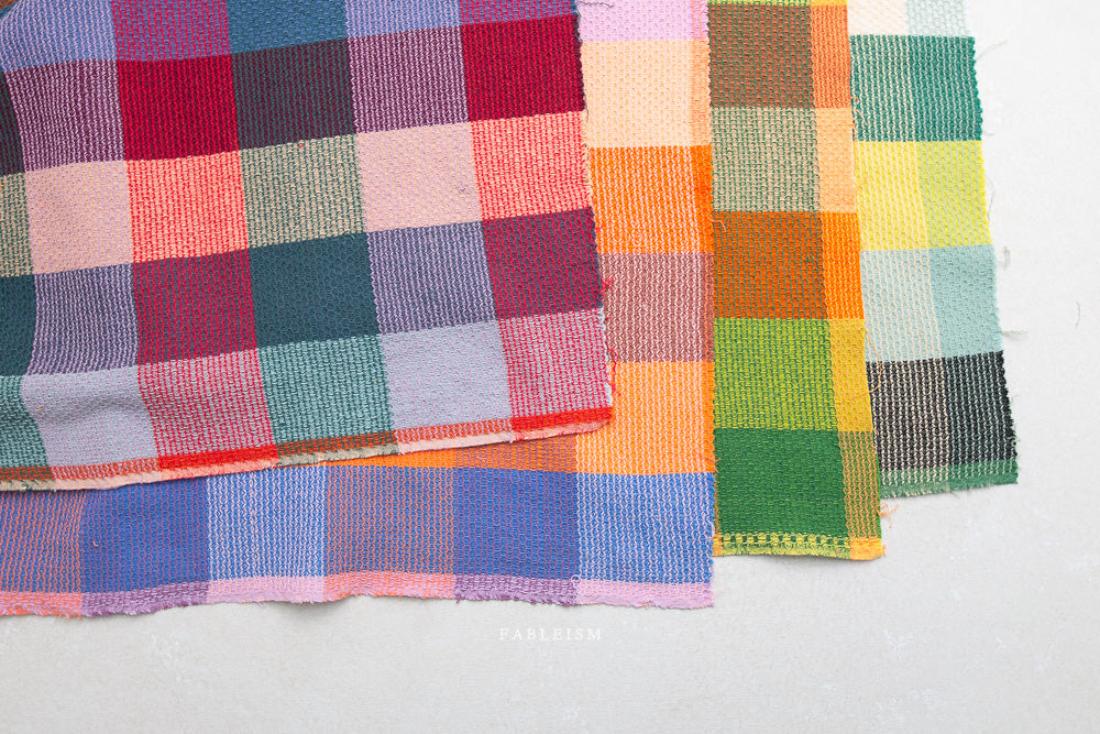 Waffle Happy Checkers - Limon - Fine & Dandy - Fableism Supply Co.